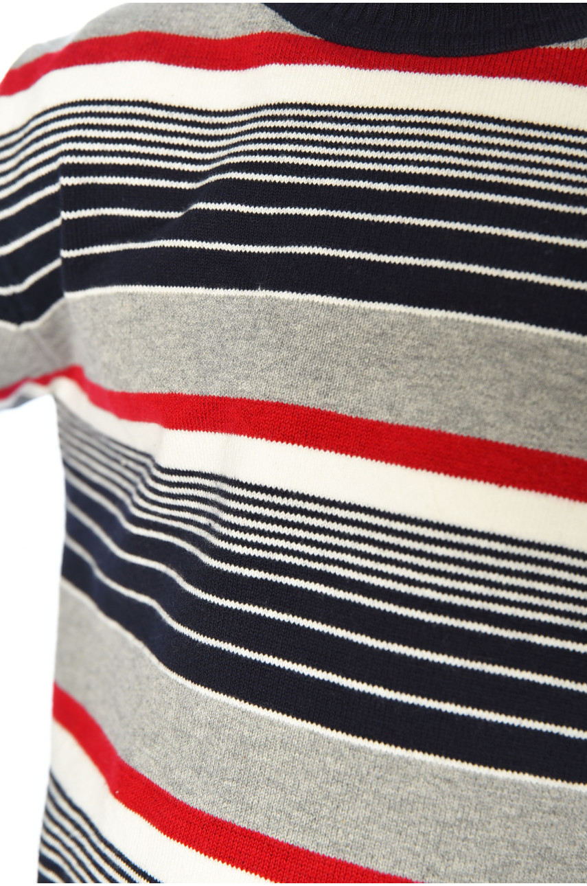 Светр дитячий для хлопчика сірого кольору 6118 196356