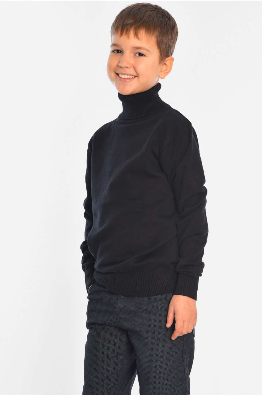 Гольф дитячий для хлопчика чорного кольору к616 196360