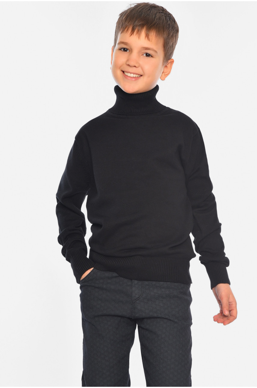 Гольф дитячий для хлопчика чорного кольору к616 196360