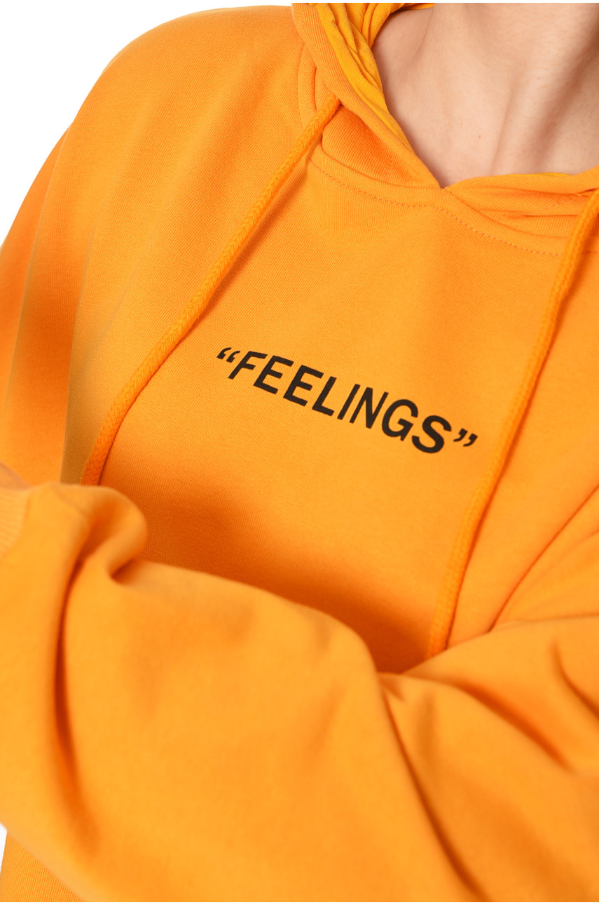 Свитшот женский желтого цвета 196391 Свитшот женский желтого цвета 196391