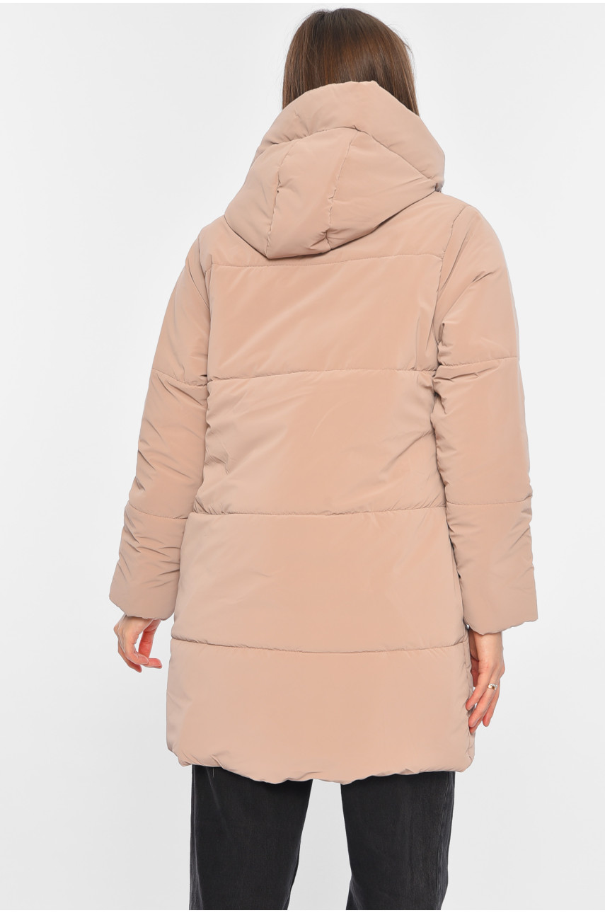 Куртка жіноча демісезонна світло-рожевого кольору 329 196397