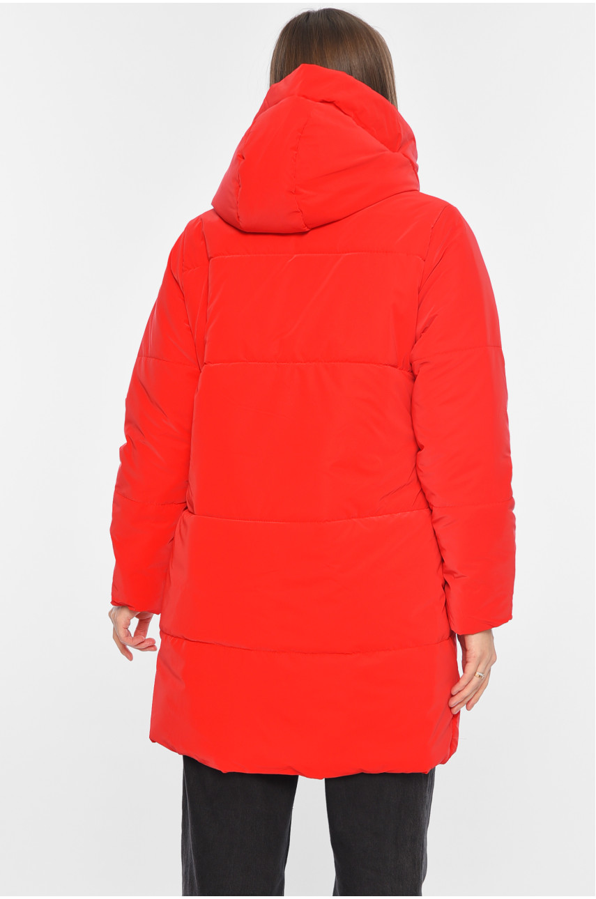 Куртка жіноча демісезонна червоного кольору 329 196406