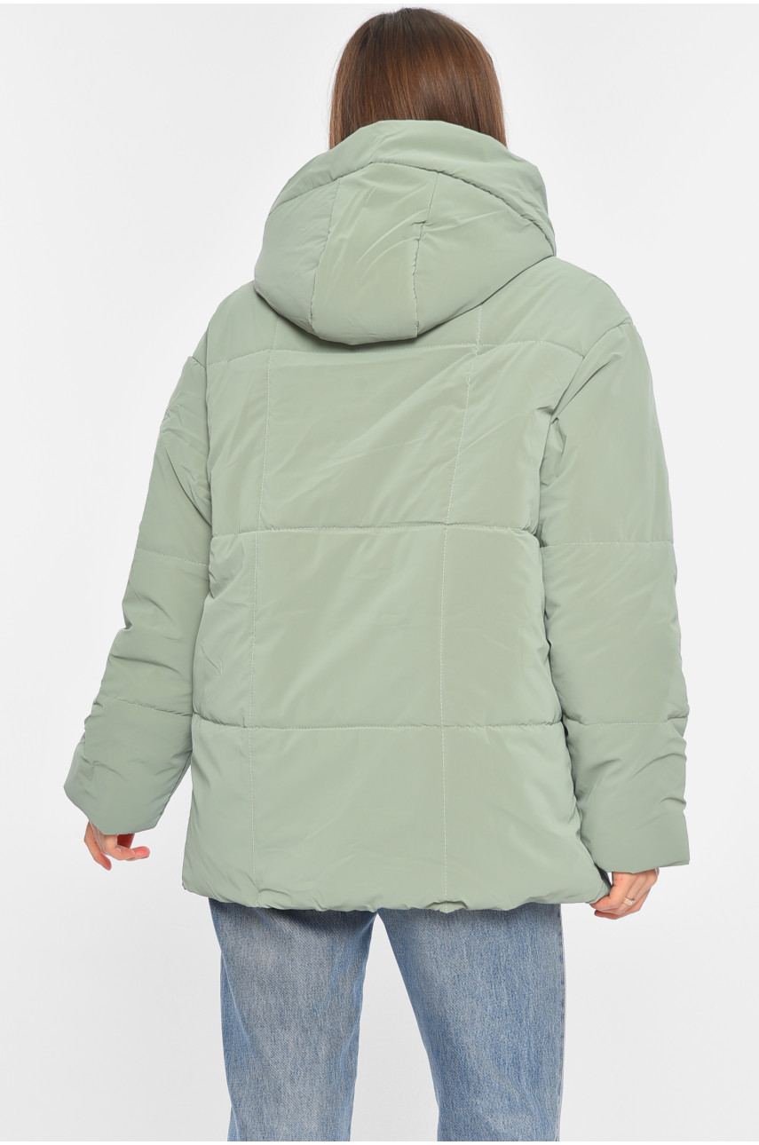 Куртка женская демисезонная светло-зеленого цвета 268 196410
