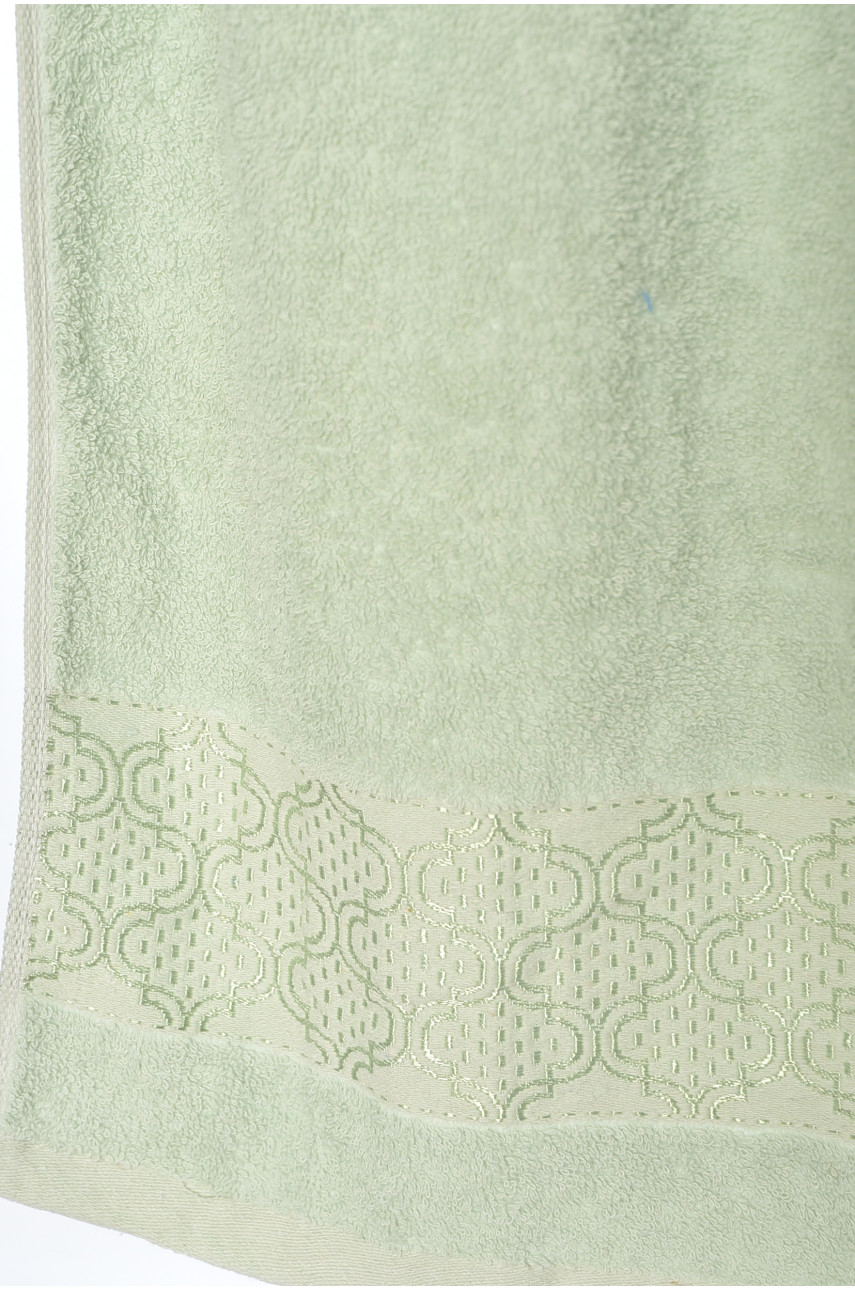 Полотенце для лица махровое мятного цвета 550-184 196453