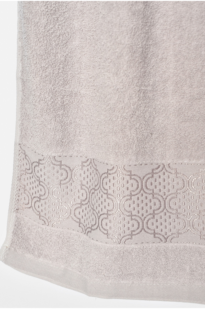 Полотенце для лица махровое серого цвета 550-184 196457