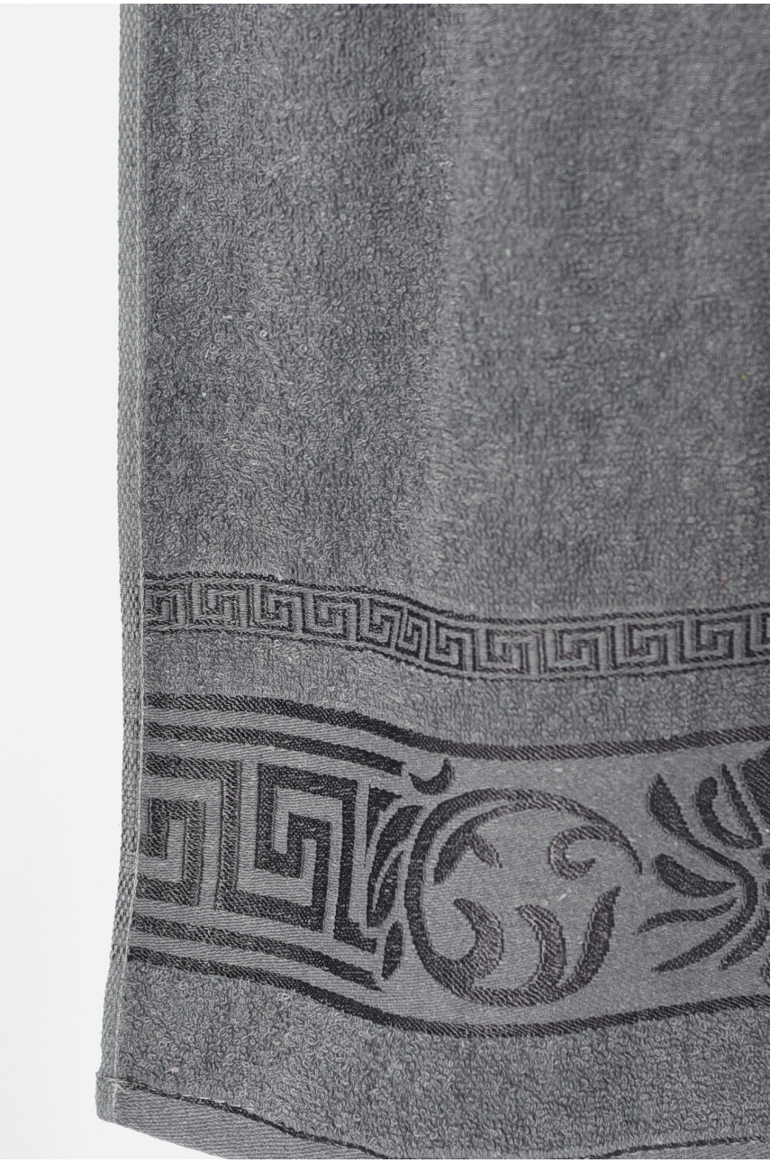 Полотенце для лица махровое темно-серого цвета 550-524 196461