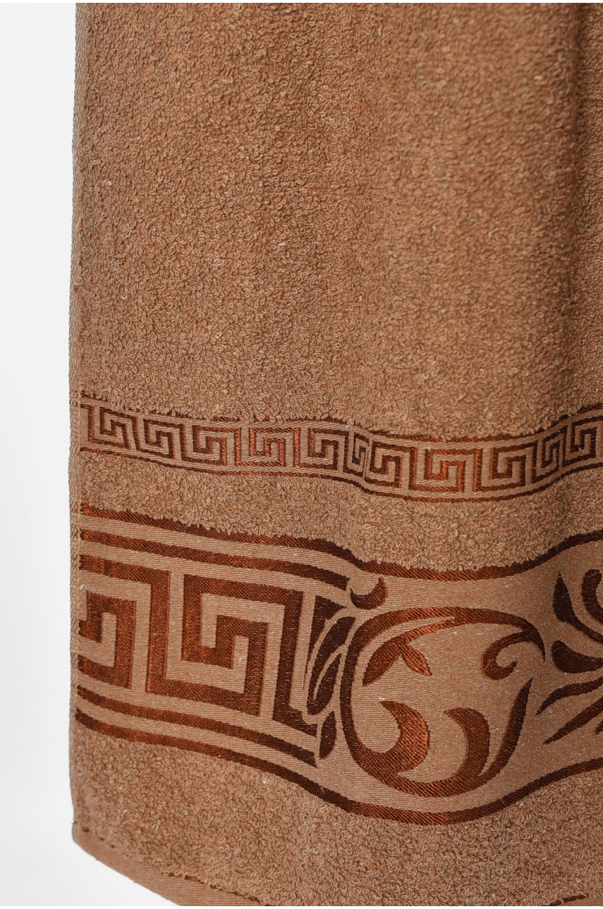 Полотенце банное махровое коричневого цвета 95-523 196466 Полотенце банное махровое коричневого цвета 95-523 196466