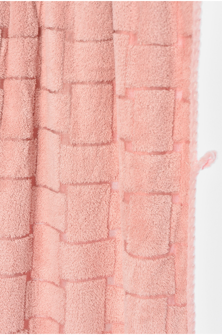 Полотенце банное микрофибра розового цвета 95-573 196474