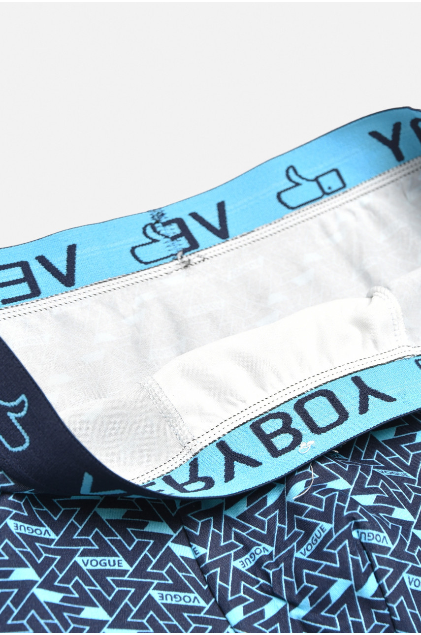 Боксери чоловічі бірюзового кольору 6223 196477