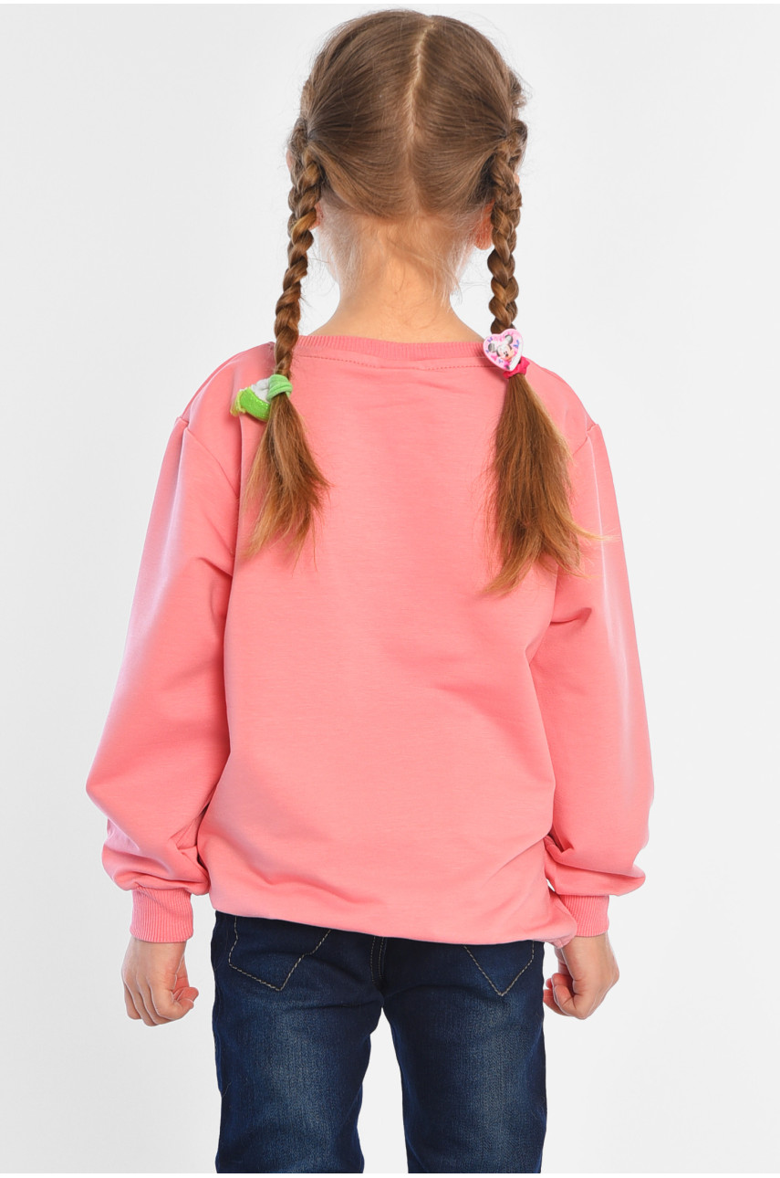 Свитшот детский для девочки пудрового цвета 8117 196561