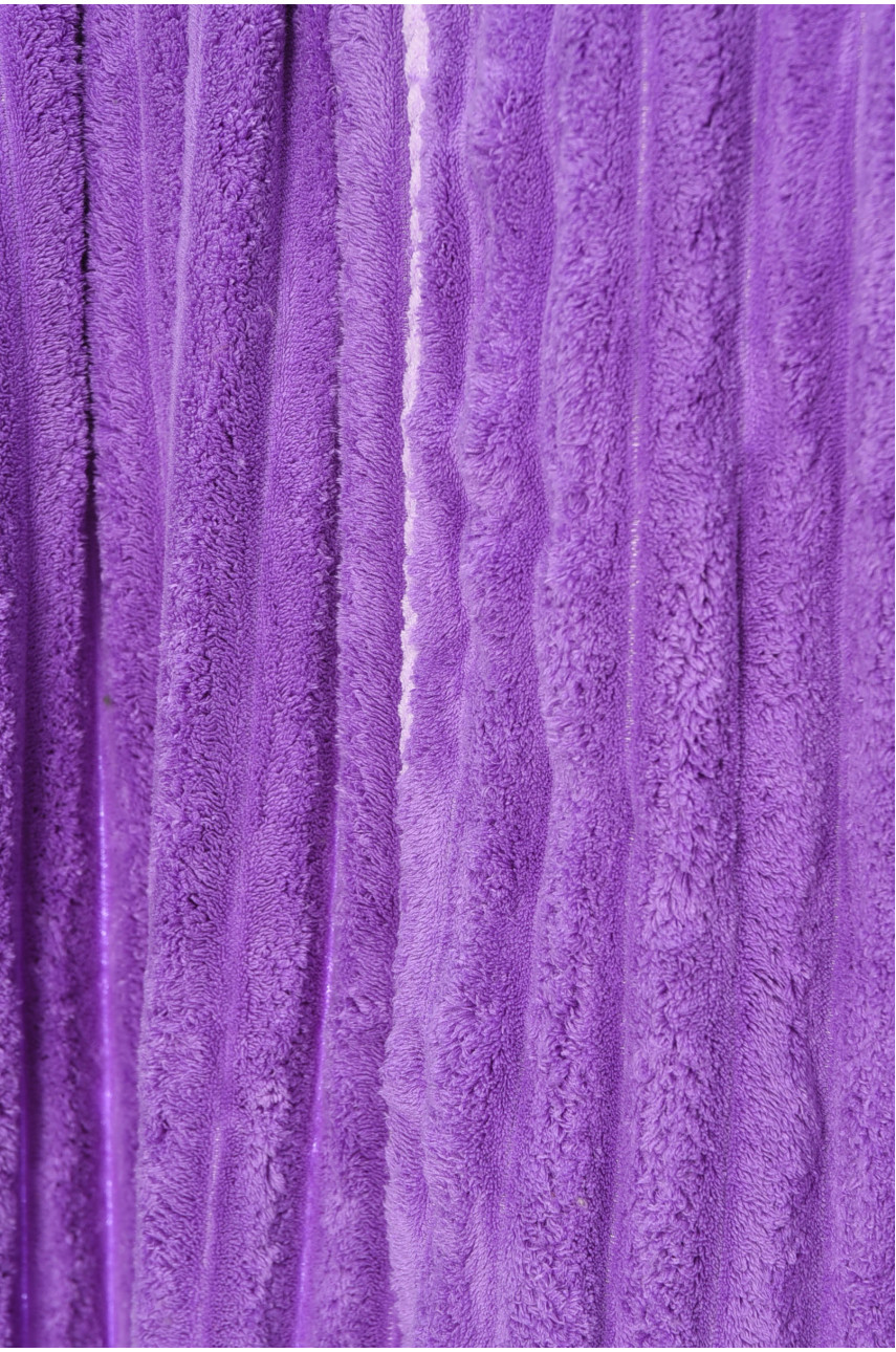 Набор однотонных полотенец из микрофибры банное+для лица фиолетового цвета 98-754 196573