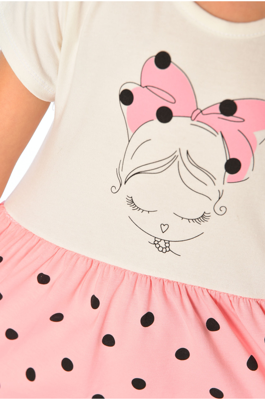 Сукня дитяча для дівчинки рожевого кольору м01 196595