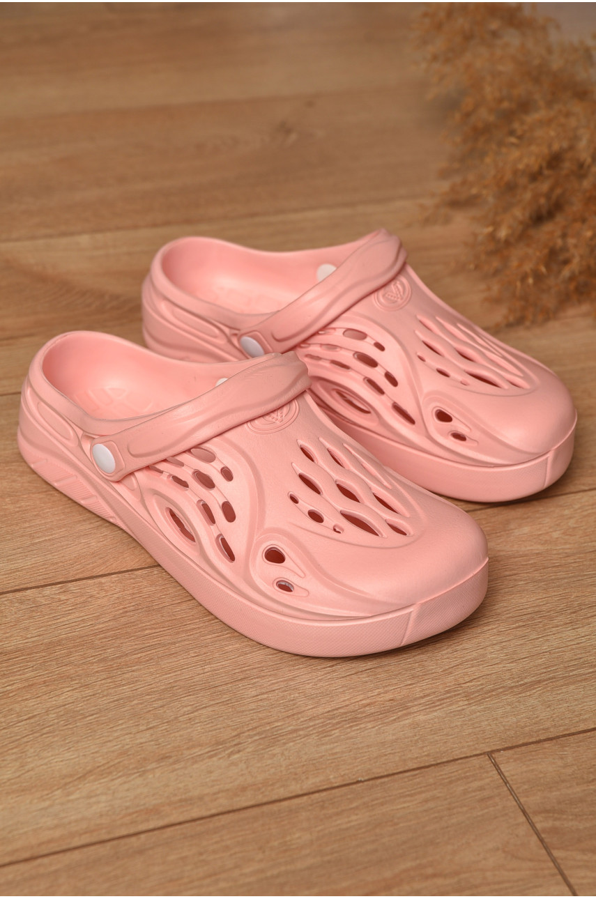 Кроксы женские персикового цвета С-73 196638