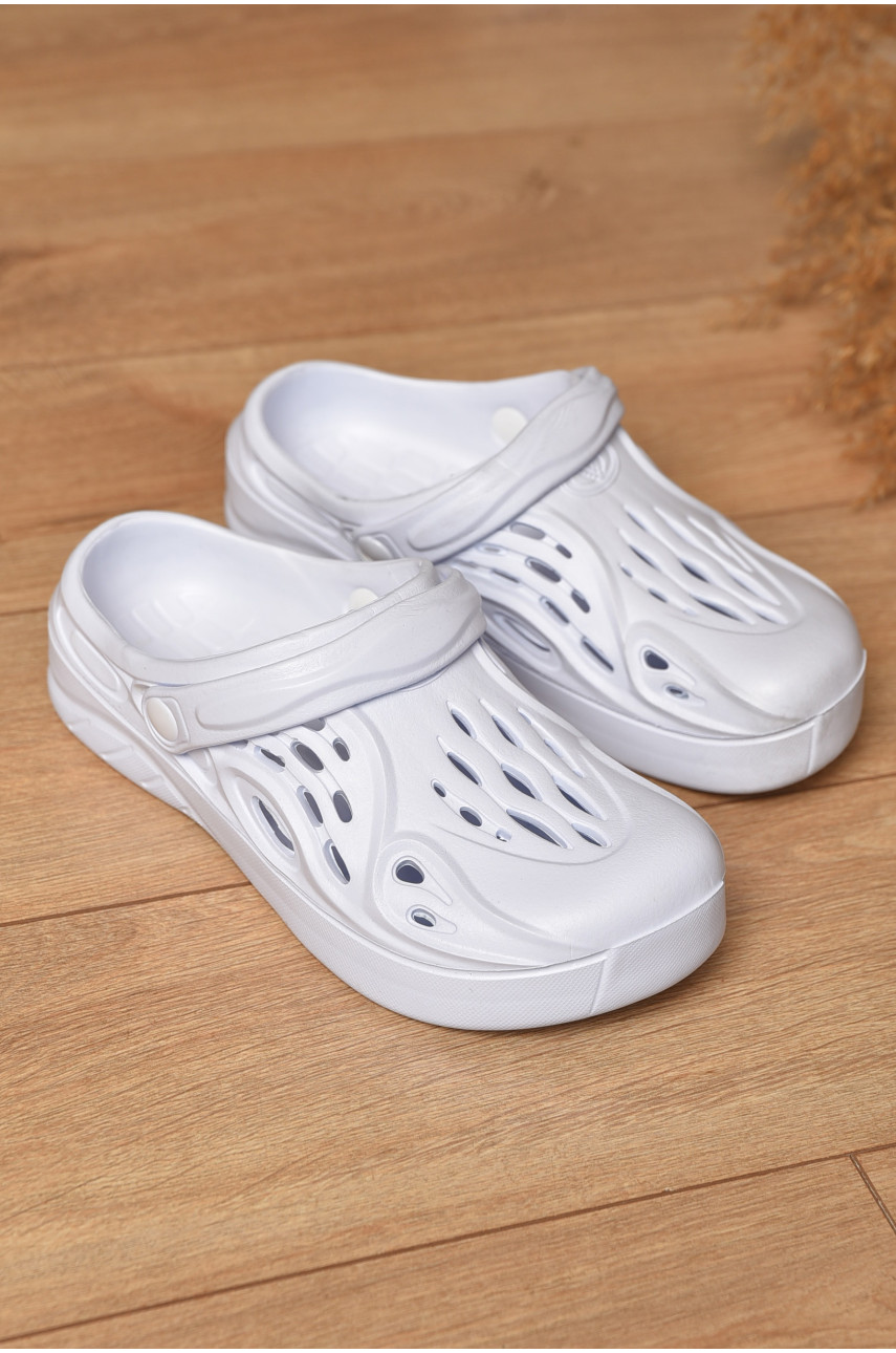 Кроксы женские светло-голубого цвета С-73 196640