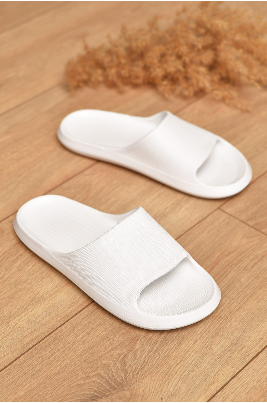 Шльопанці піна жіночі білого кольору SD9006 196644