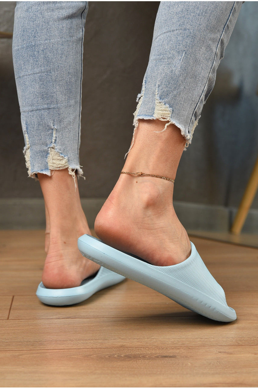 Шльопанці піна жіночі блакитного кольору SD9006 196647