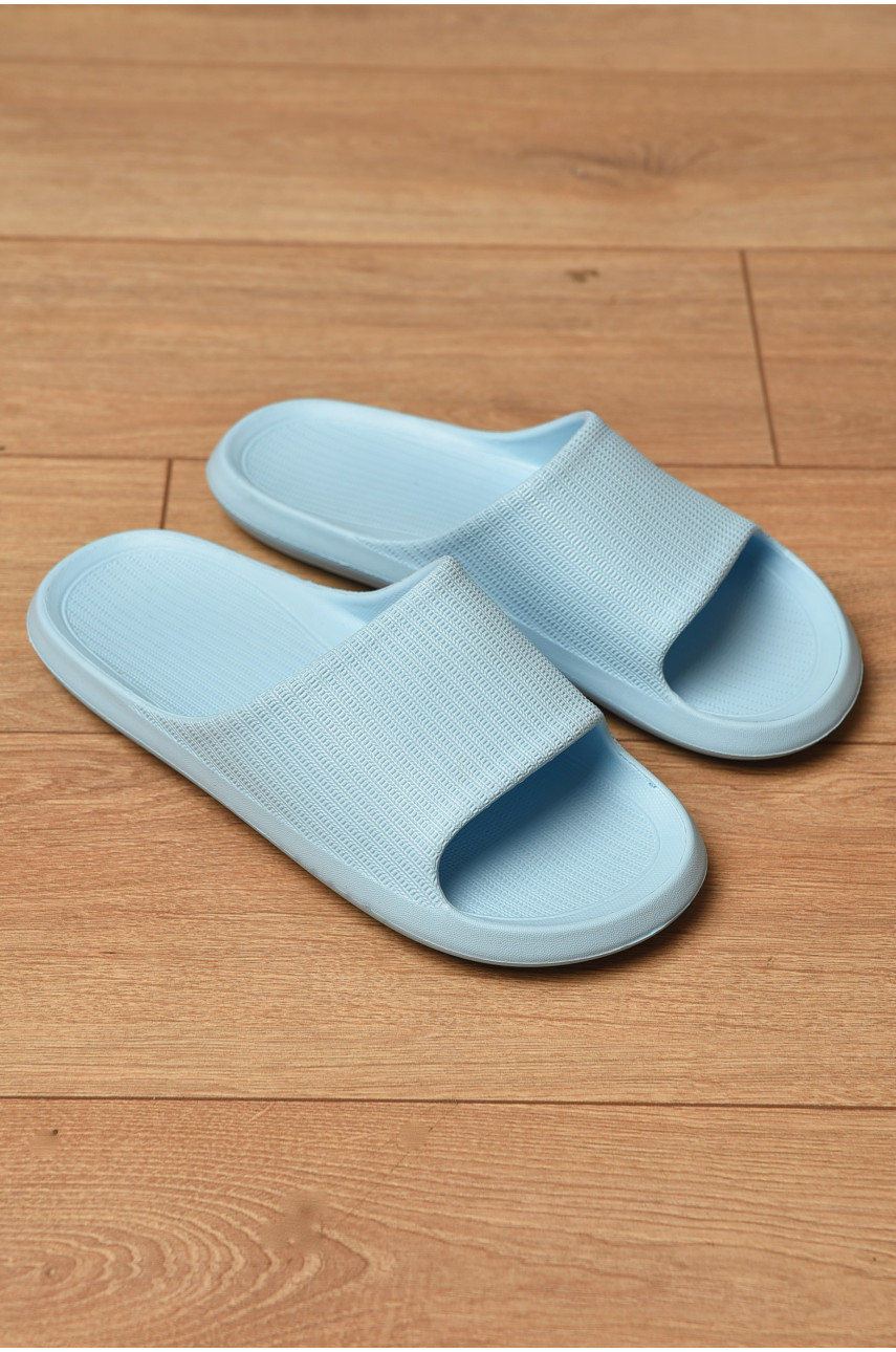 Шльопанці піна жіночі блакитного кольору SD9006 196647