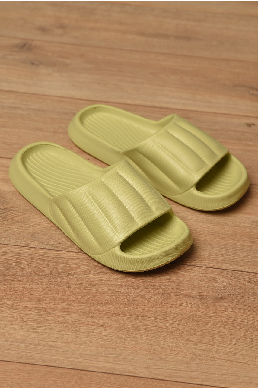 Шльопанці піна жіночі оливкового кольору SD9050 196649