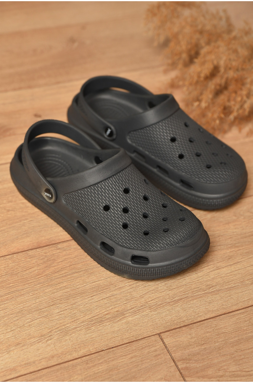 Кроксы женские серого цвета С-98 196654 Кроксы женские серого цвета С-98 196654