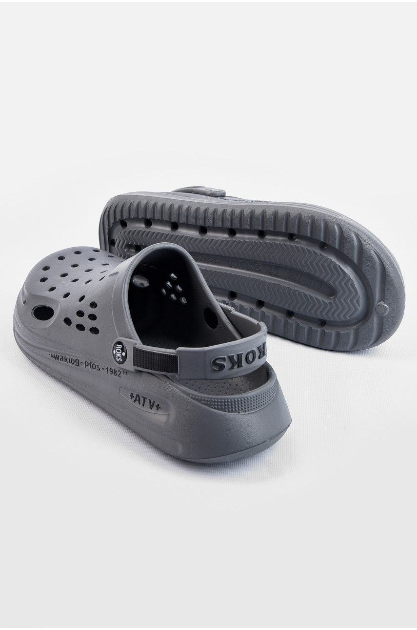 Кроксы мужские серого цвета 516 196670