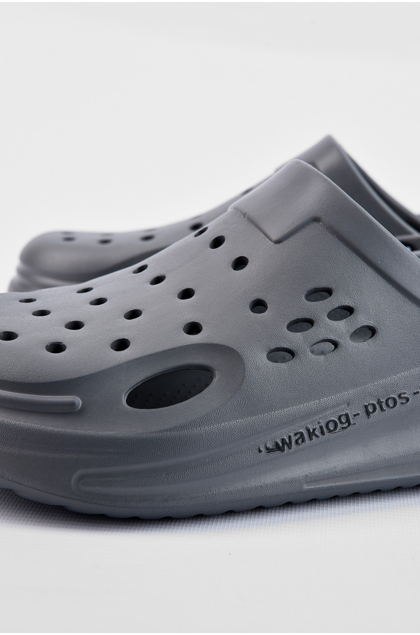 Кроксы мужские серого цвета 516 196670