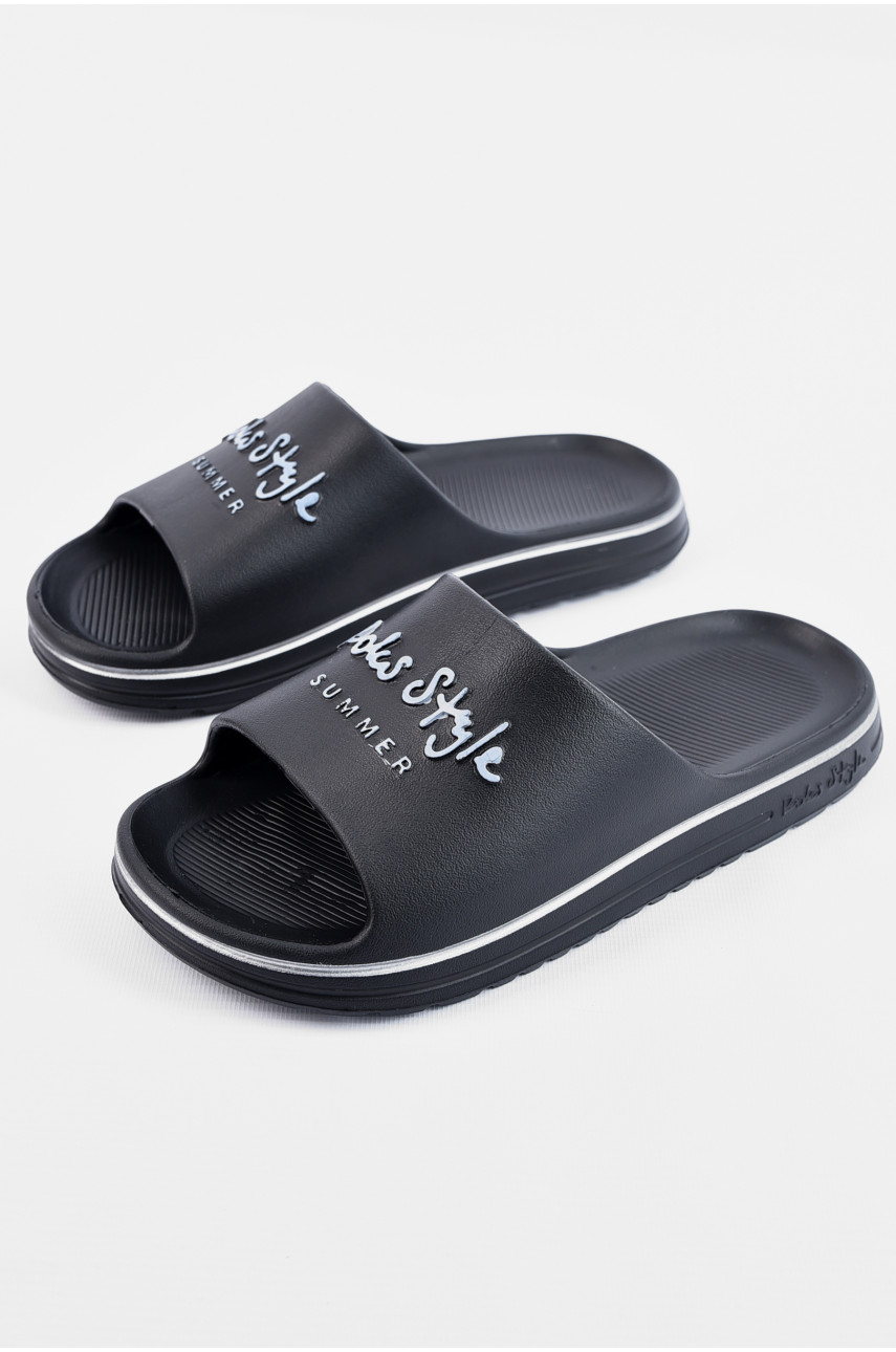 Шлепанцы мужские пена черного цвета 520 196671