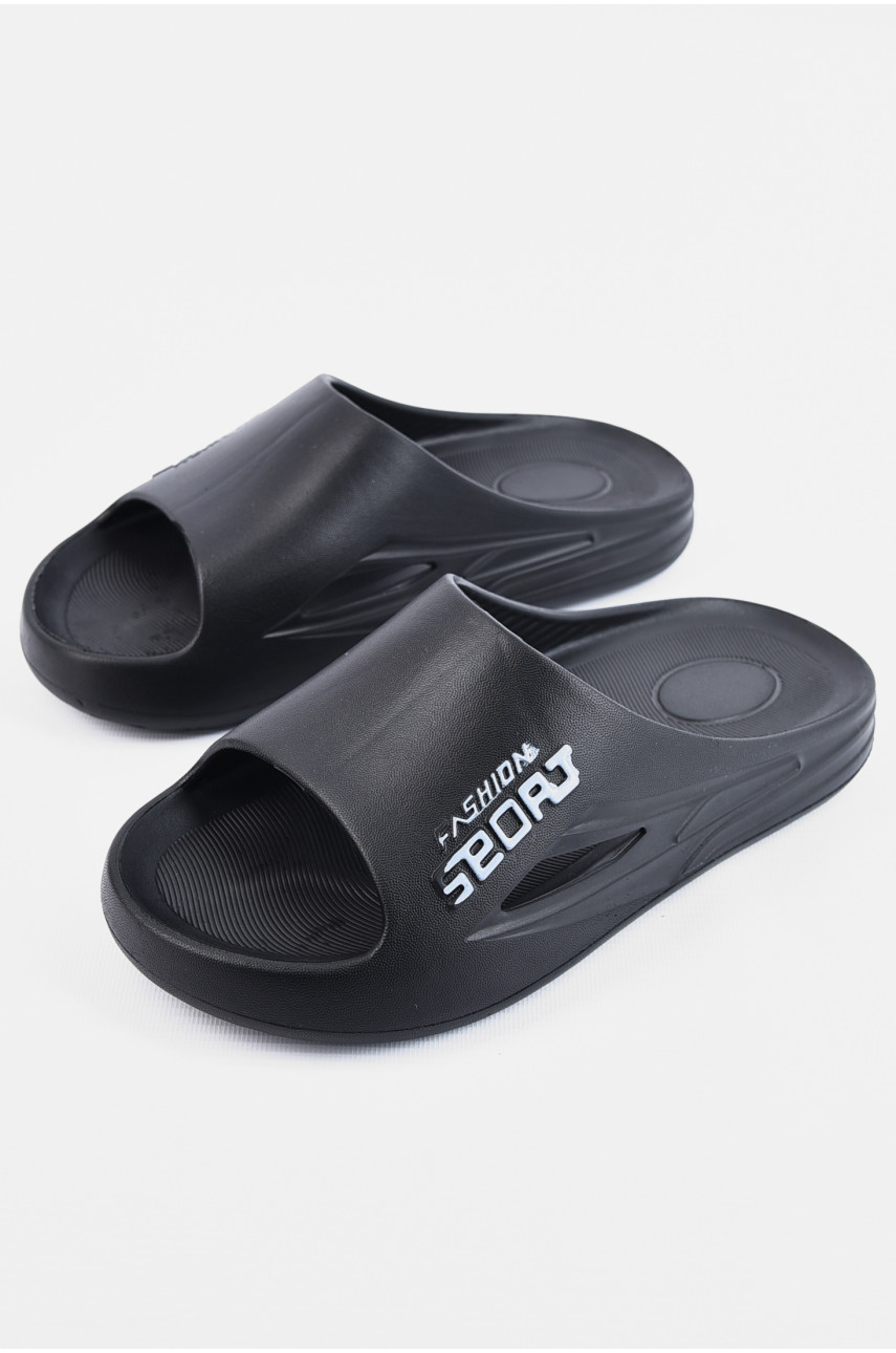 Шлепанцы мужские пена черного цвета 530 196672