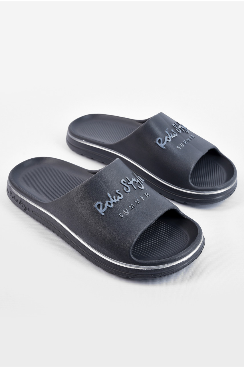 Шлепанцы мужские пена серого цвета 520 196673