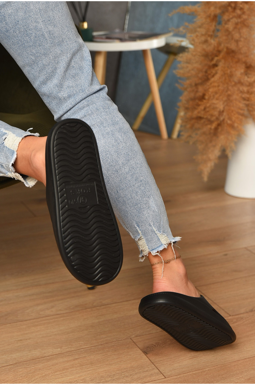 Шлепанцы пена женские черного цвета 510 196683