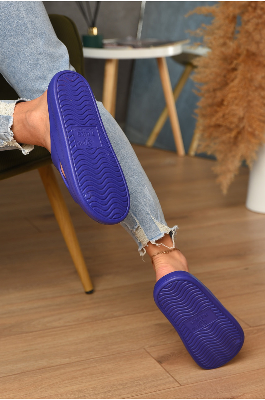Шльопанці піна жіночі фіолетового кольору 510 196685
