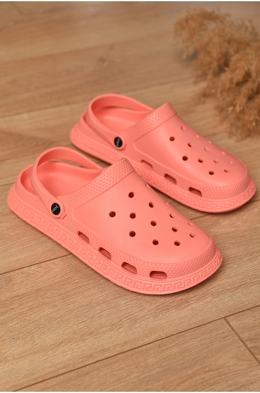 Кроксы женские кораллового цвета С-75 196699 Кроксы женские кораллового цвета С-75 196699