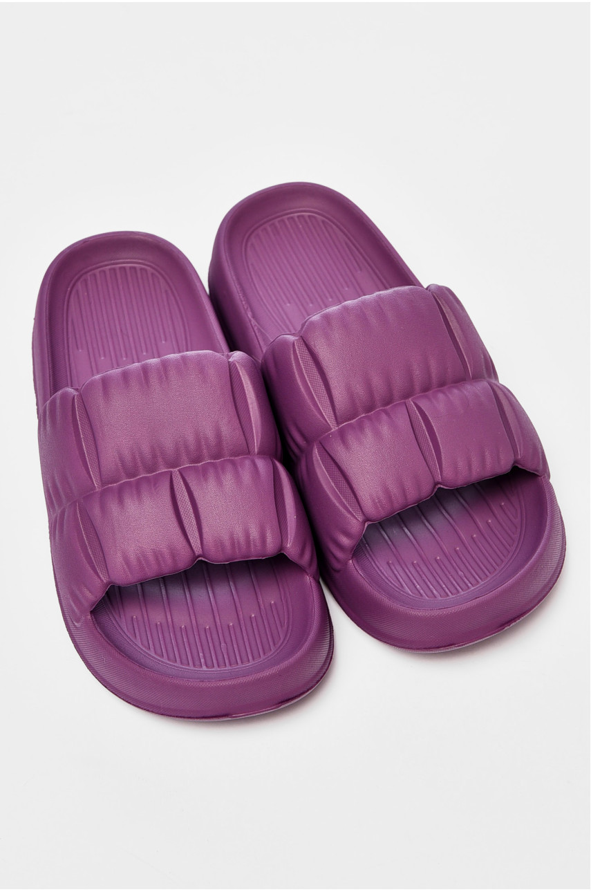 Шлепанцы пена женские бордового цвета С-95 196706 Шлепанцы пена женские бордового цвета С-95 196706