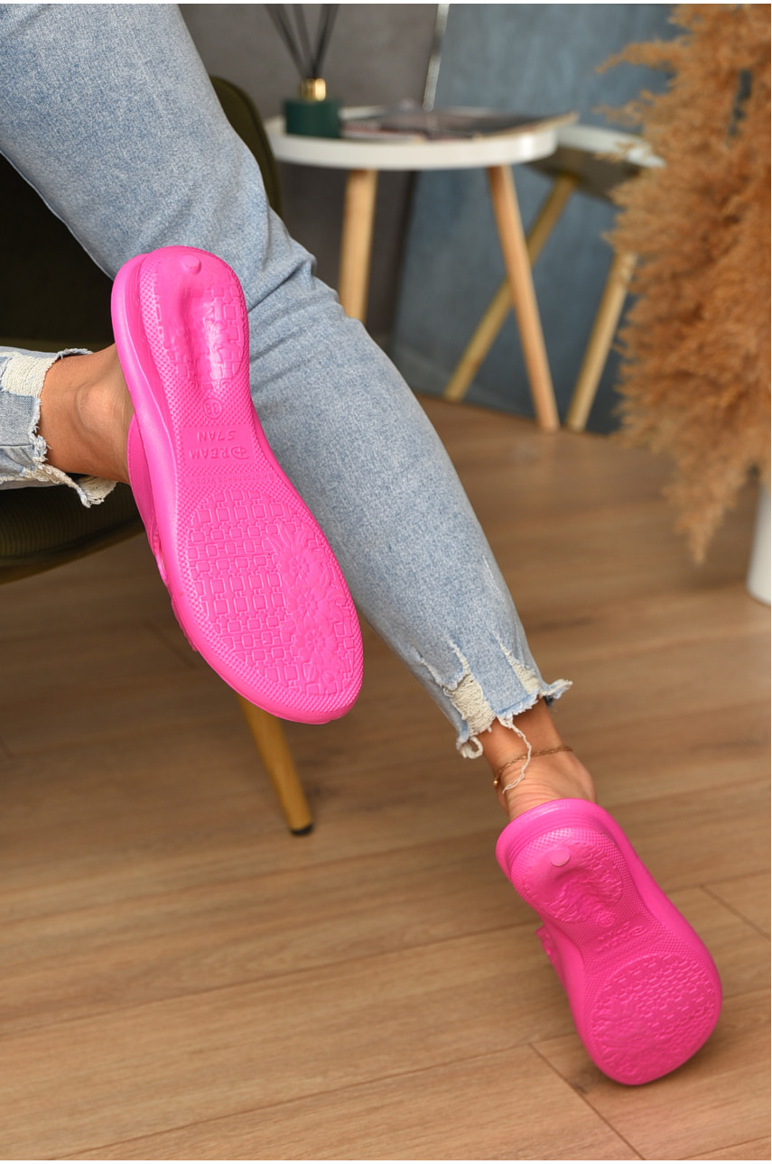 Шльопанці піна жіночі малинового кольору ПЖ-12 196717 Шльопанці піна жіночі малинового кольору ПЖ-12 196717