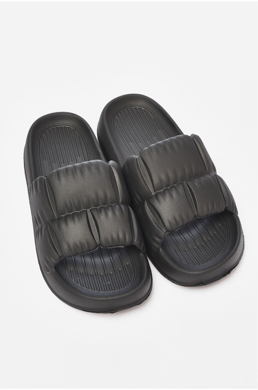 Шлепанцы пена женские черного цвета С-95 196721