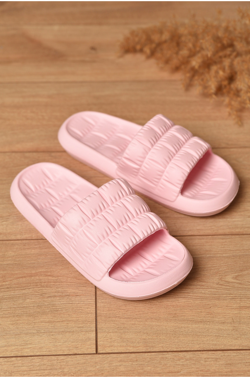 Шлепанцы пена женские светло-розового цвета С-94 196733 Шлепанцы пена женские светло-розового цвета С-94 196733