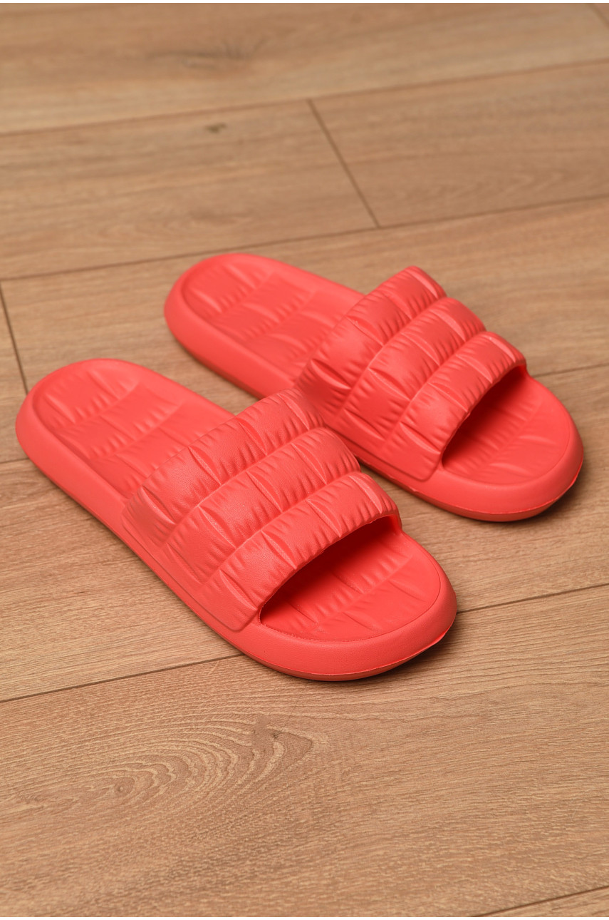 Шльопанці піна жіночі червоного кольору С-94 196734 Шльопанці піна жіночі червоного кольору С-94 196734