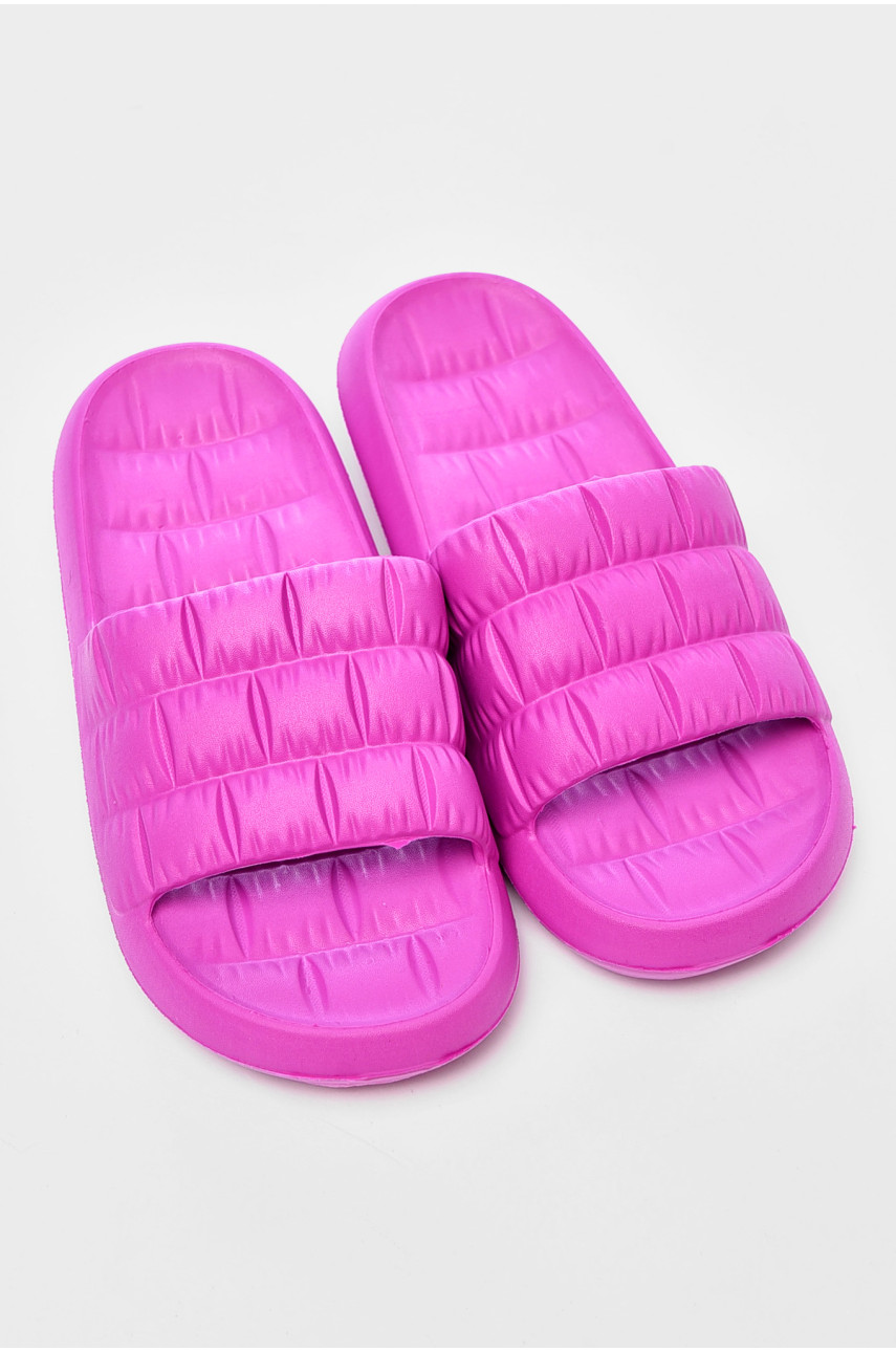 Шльопанці піна жіночі кольору фуксії С-94 196735
