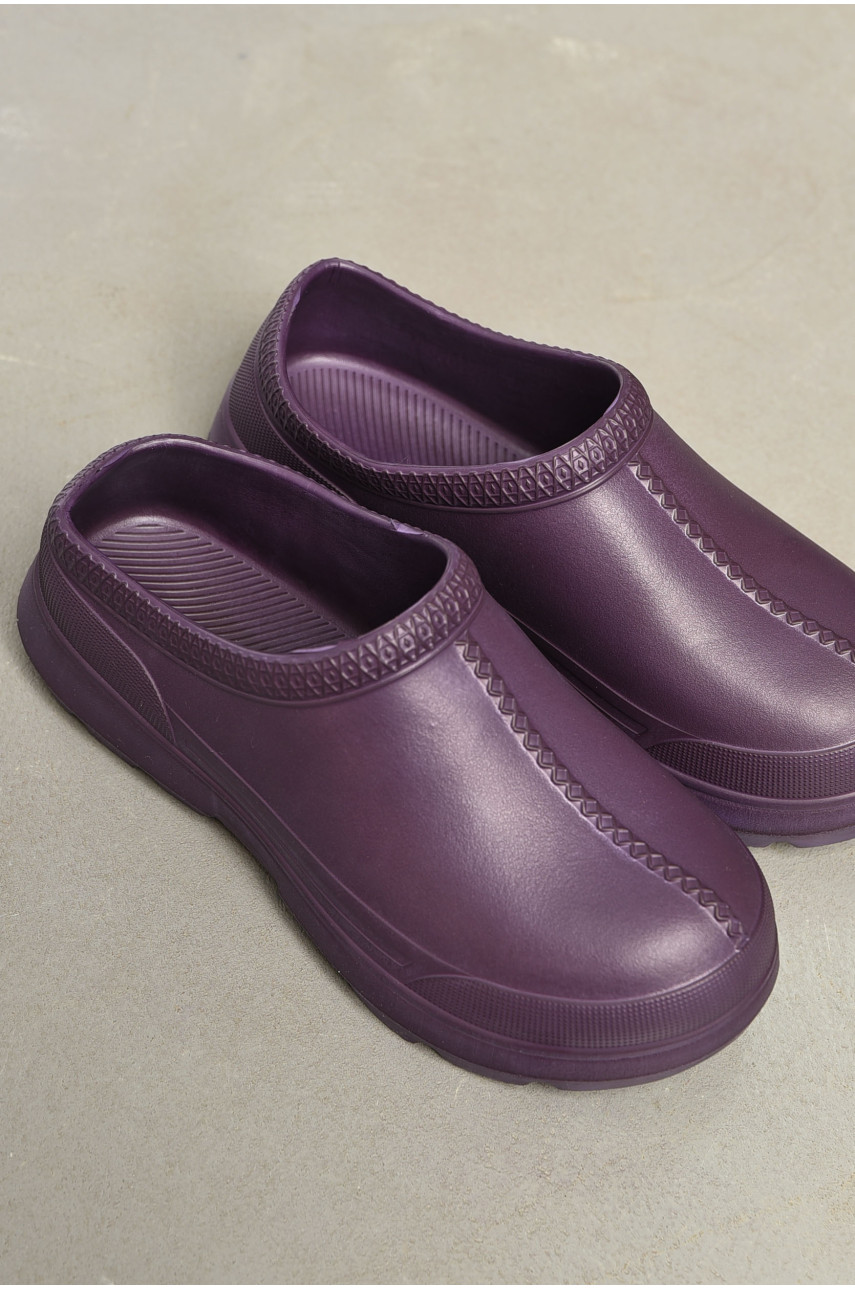 Галоши женские фиолетового цвета Б-03 196794