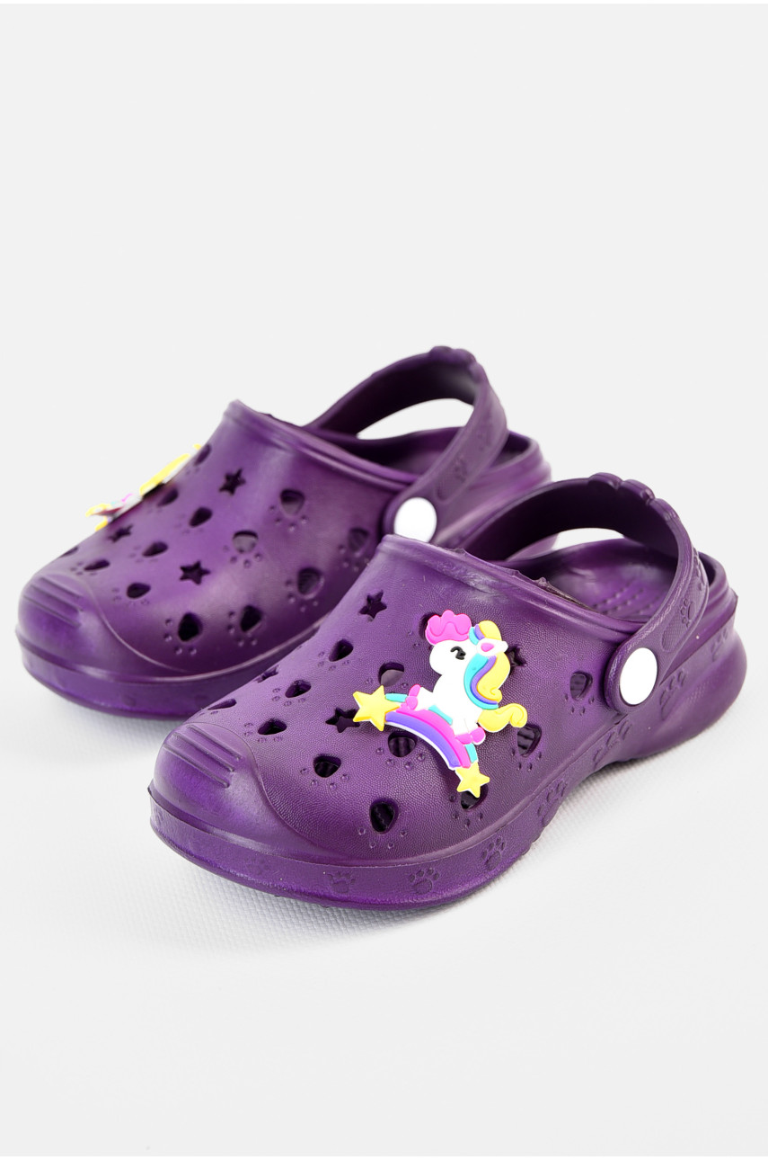 Крокси дитячі темно-фіолетового кольору 81 196795
