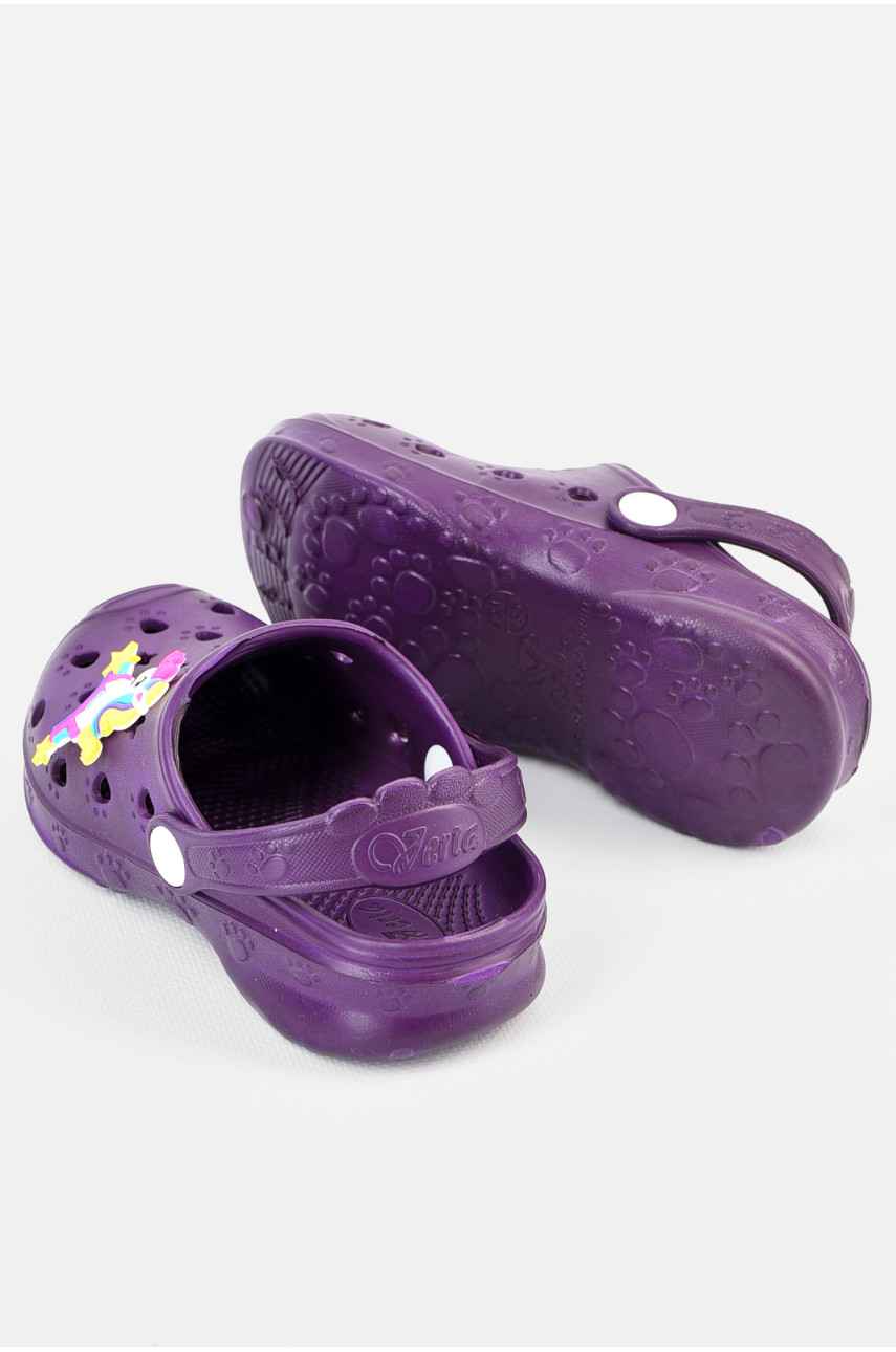 Крокси дитячі темно-фіолетового кольору 81 196795