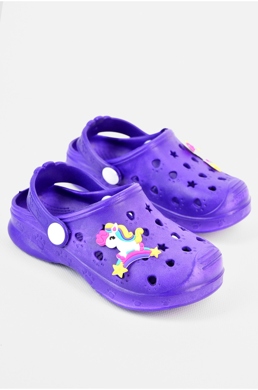 Крокси дитячі фіолетового кольору 81 196796