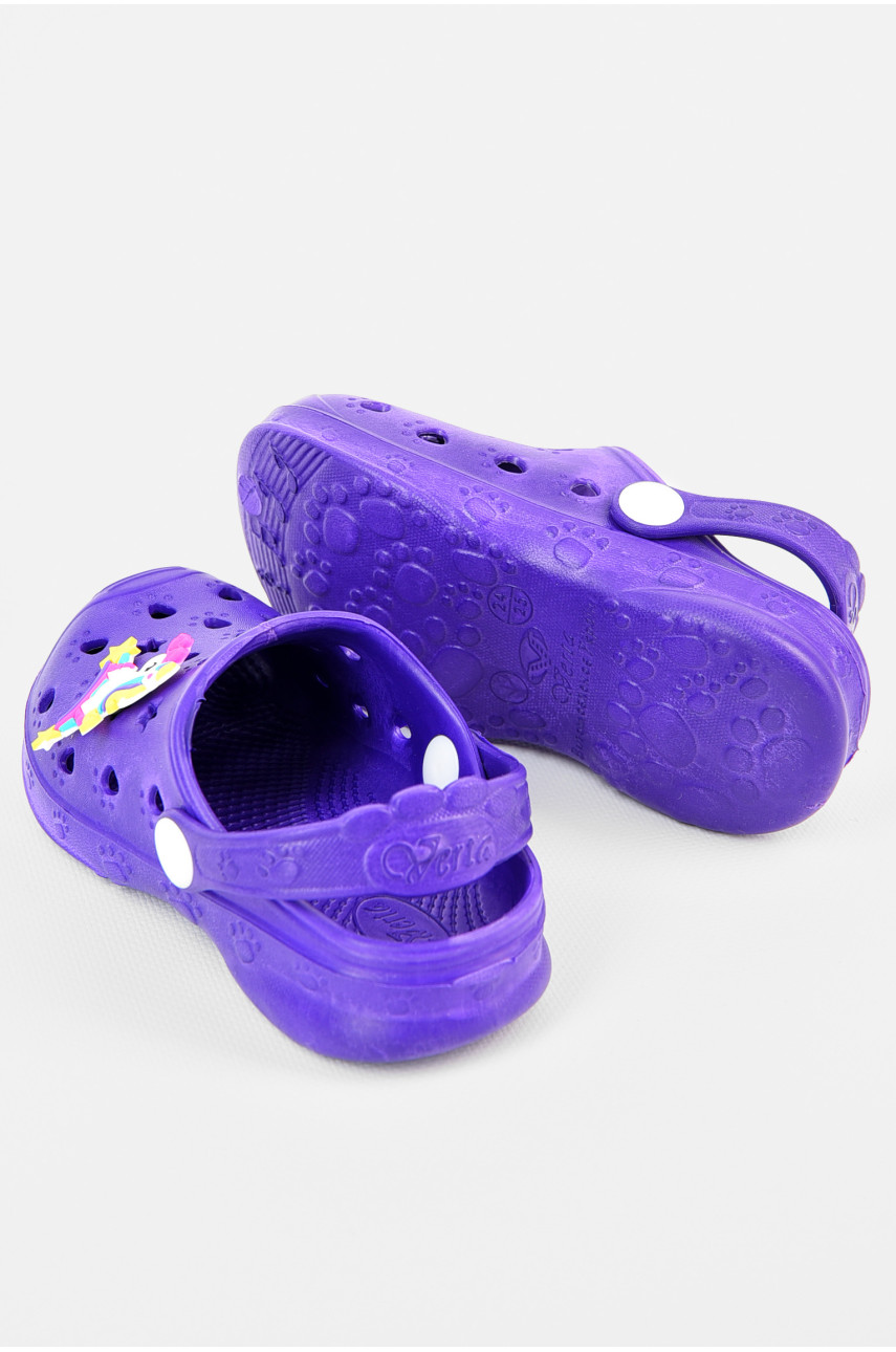 Крокси дитячі фіолетового кольору 81 196796