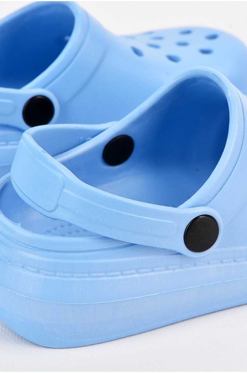 Крокси дитячі блакитного кольору 312 196805