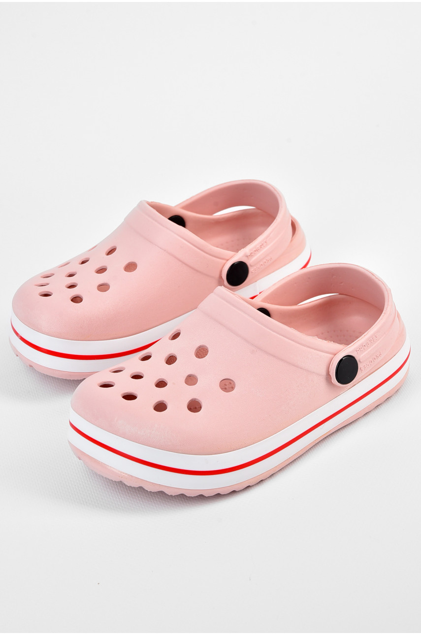 Крокси дитячі пудрового кольору 309 196807