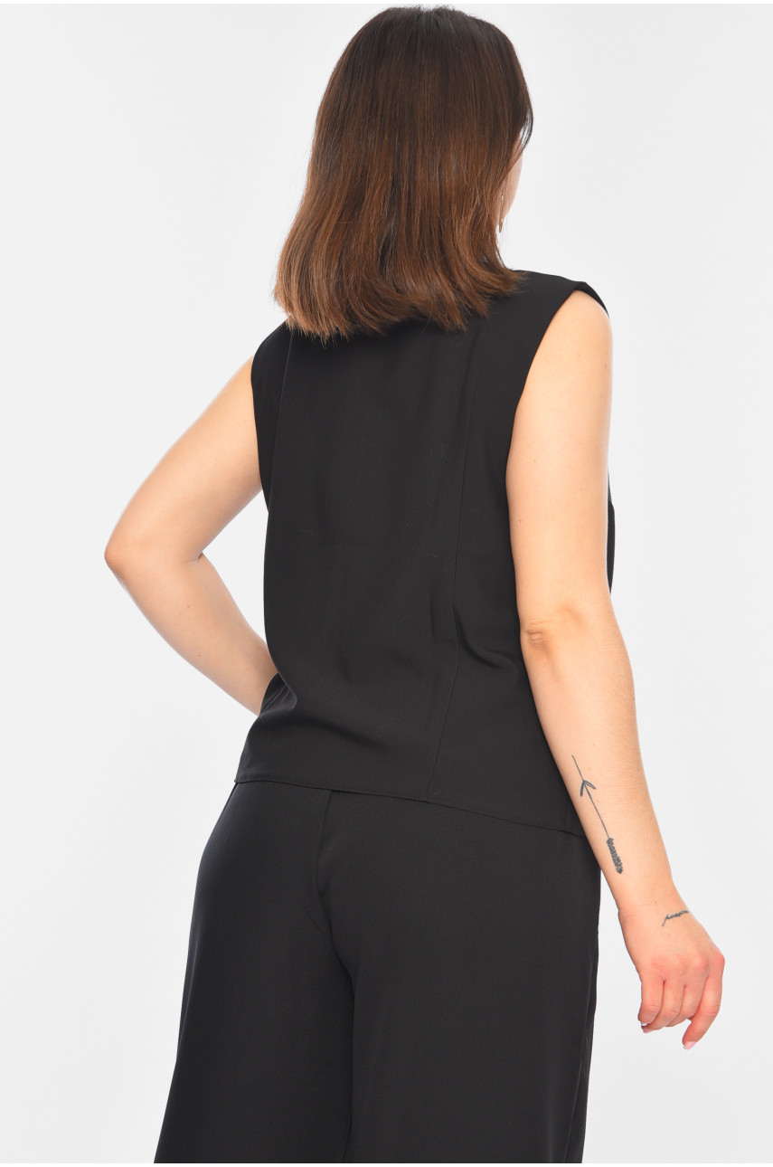 Жилетка женская чёрного цвета 1538 196833 Жилетка женская чёрного цвета 1538 196833