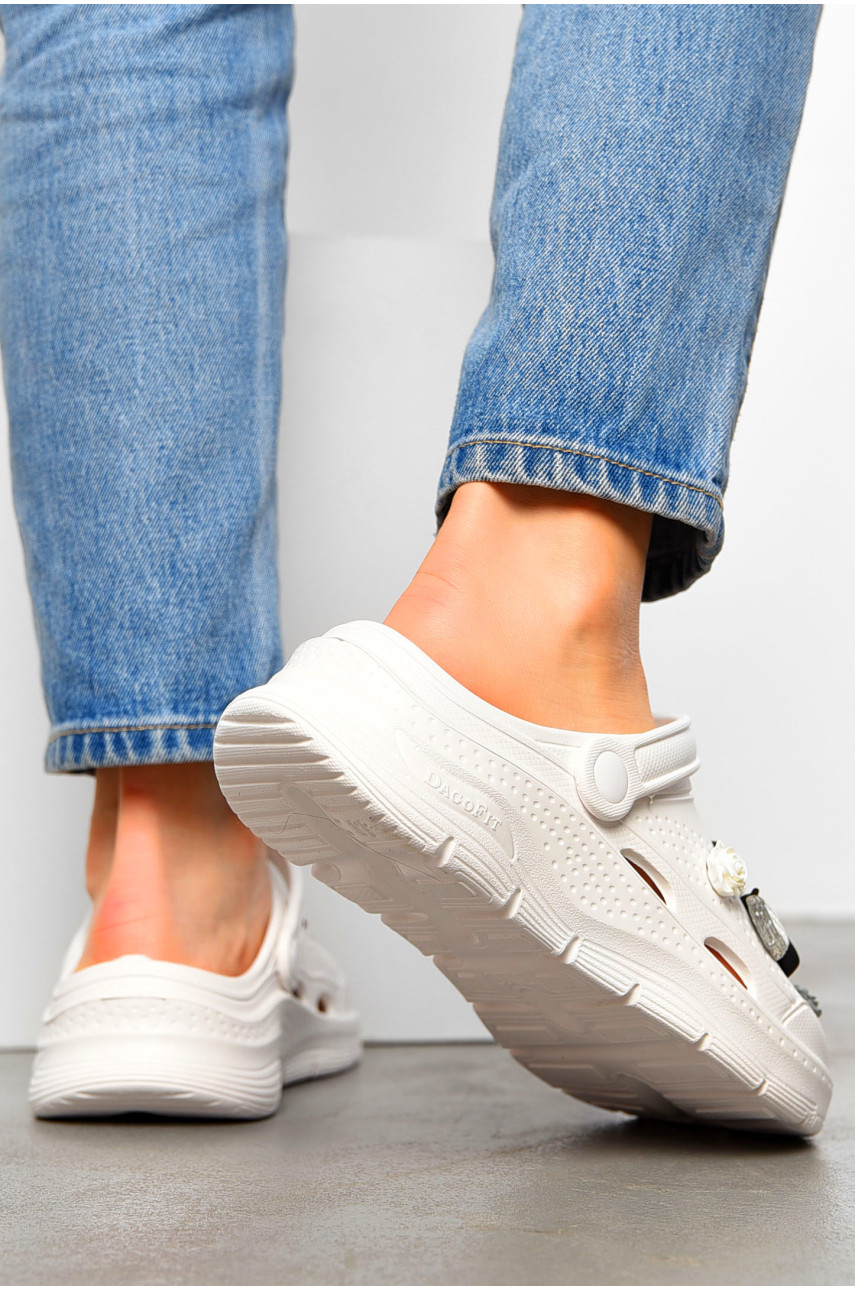 Крокси жіночі білого кольору 426 196869