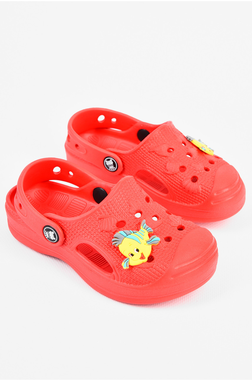 Крокси дитячі для дівчинки червоного кольору 778 196870