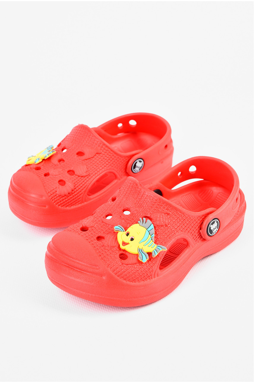 Крокси дитячі для дівчинки червоного кольору 778 196870
