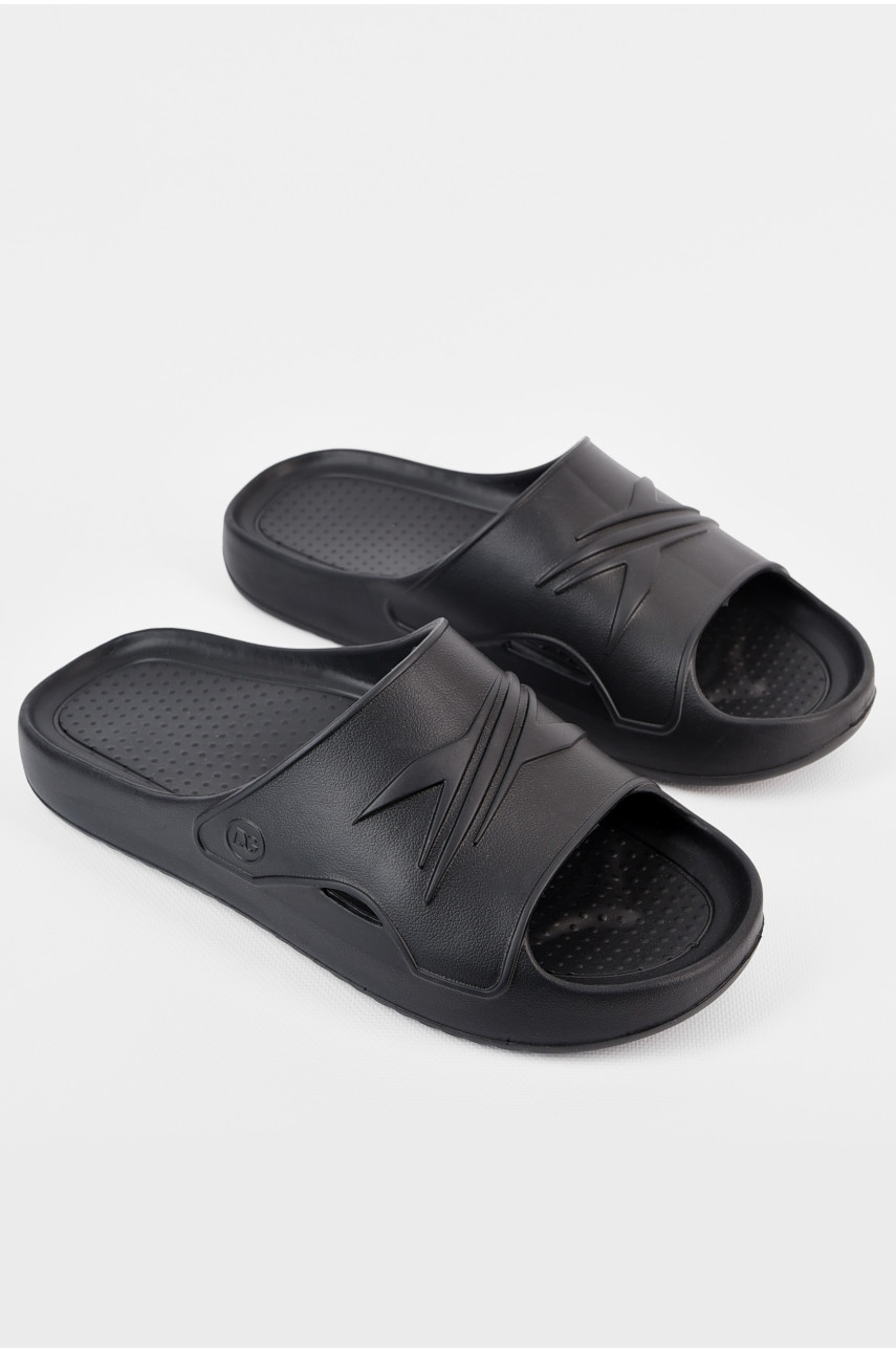 Шлепанцы мужские пена черного цвета 140 196878 Шлепанцы мужские пена черного цвета 140 196878