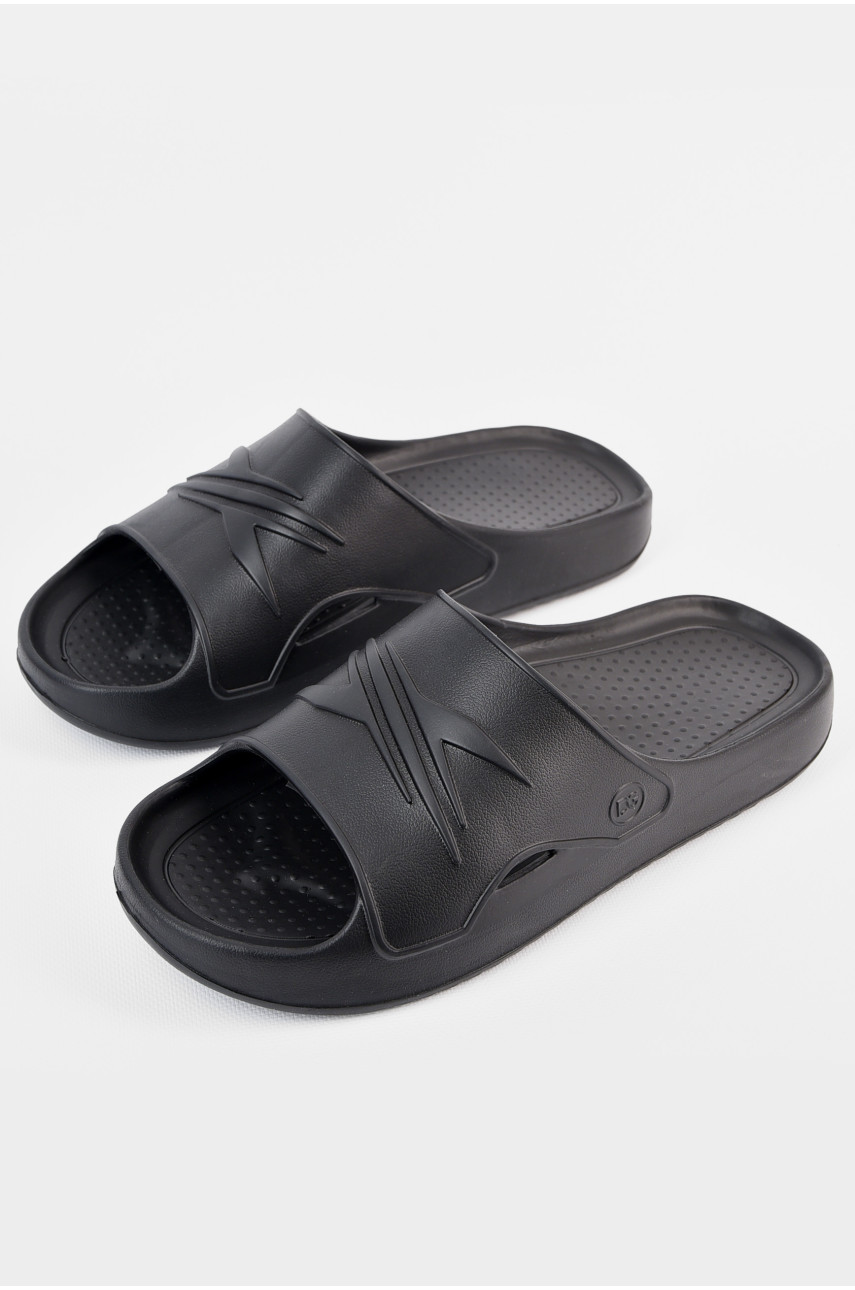 Шлепанцы мужские пена черного цвета 140 196878 Шлепанцы мужские пена черного цвета 140 196878